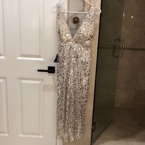RARE LONDON limited edition sequin jumpsuit